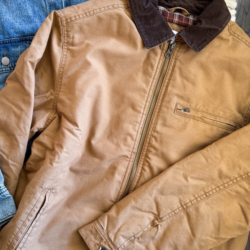 NWOT / Viral Old Navy Flannel Lined Barn Coat Size Men’s M